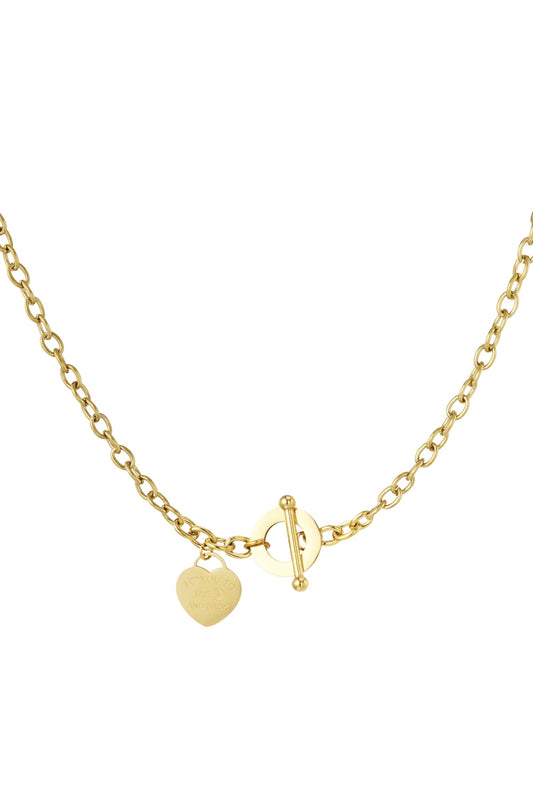 In love Necklace goud