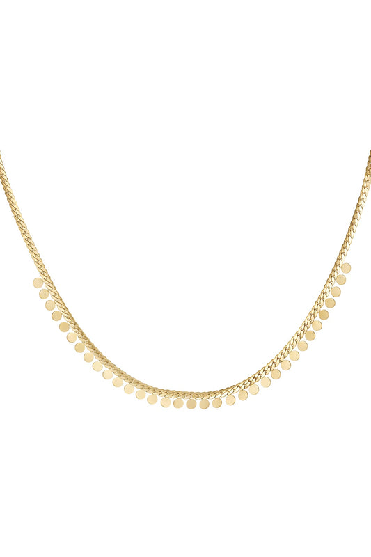 Millions of coins Necklace goud