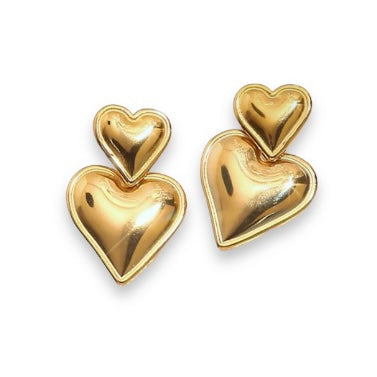 Hearts Earrings goud