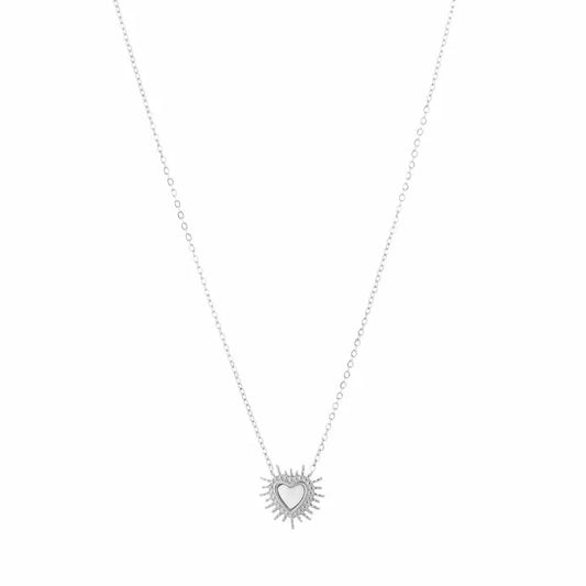 Attention Necklace zilver