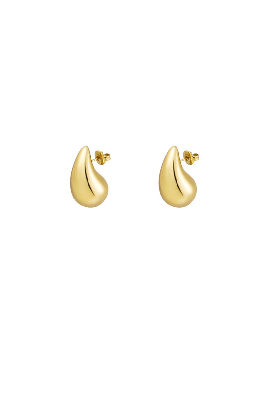 Drip Earrings goud