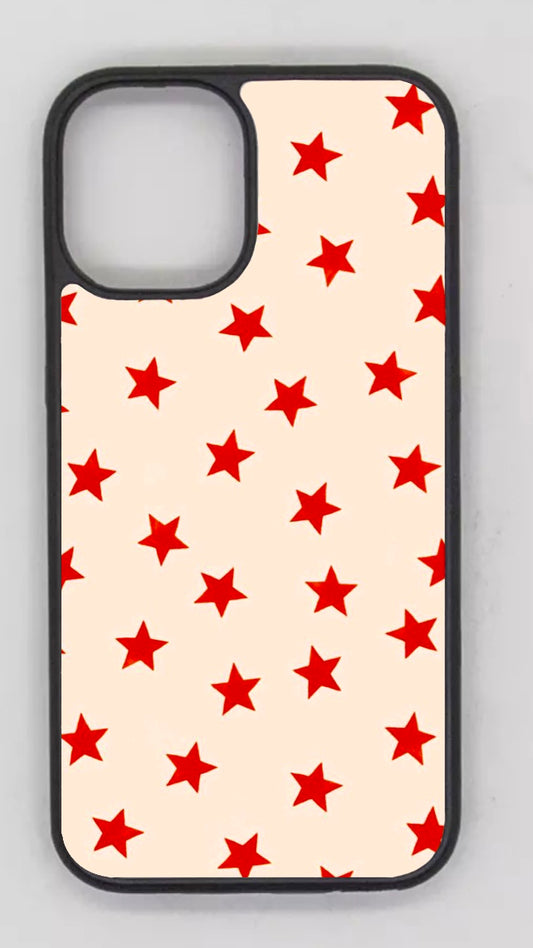 Case red stars
