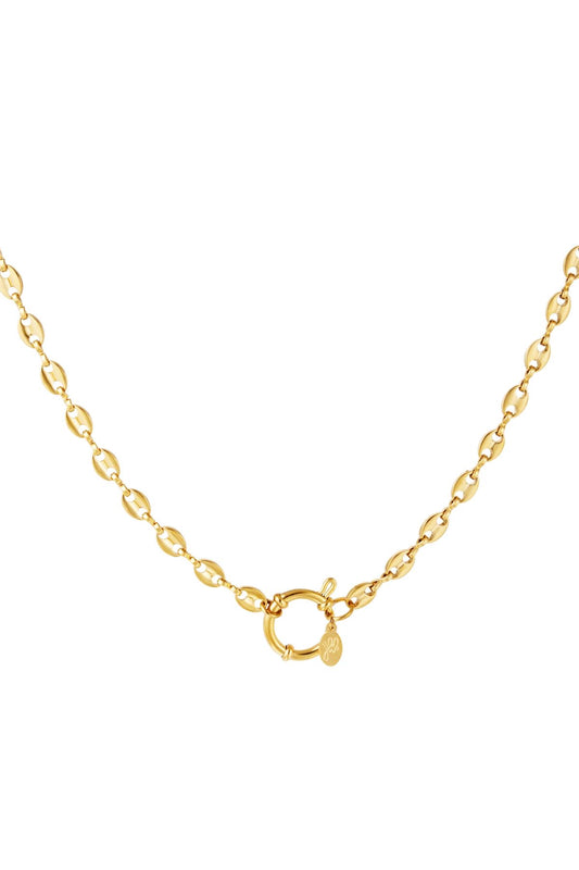 Simple chain Necklace goud