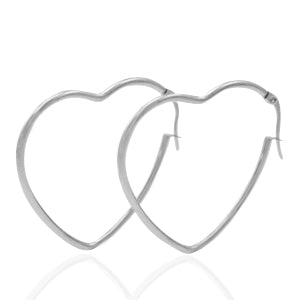 Heart Earrings zilver