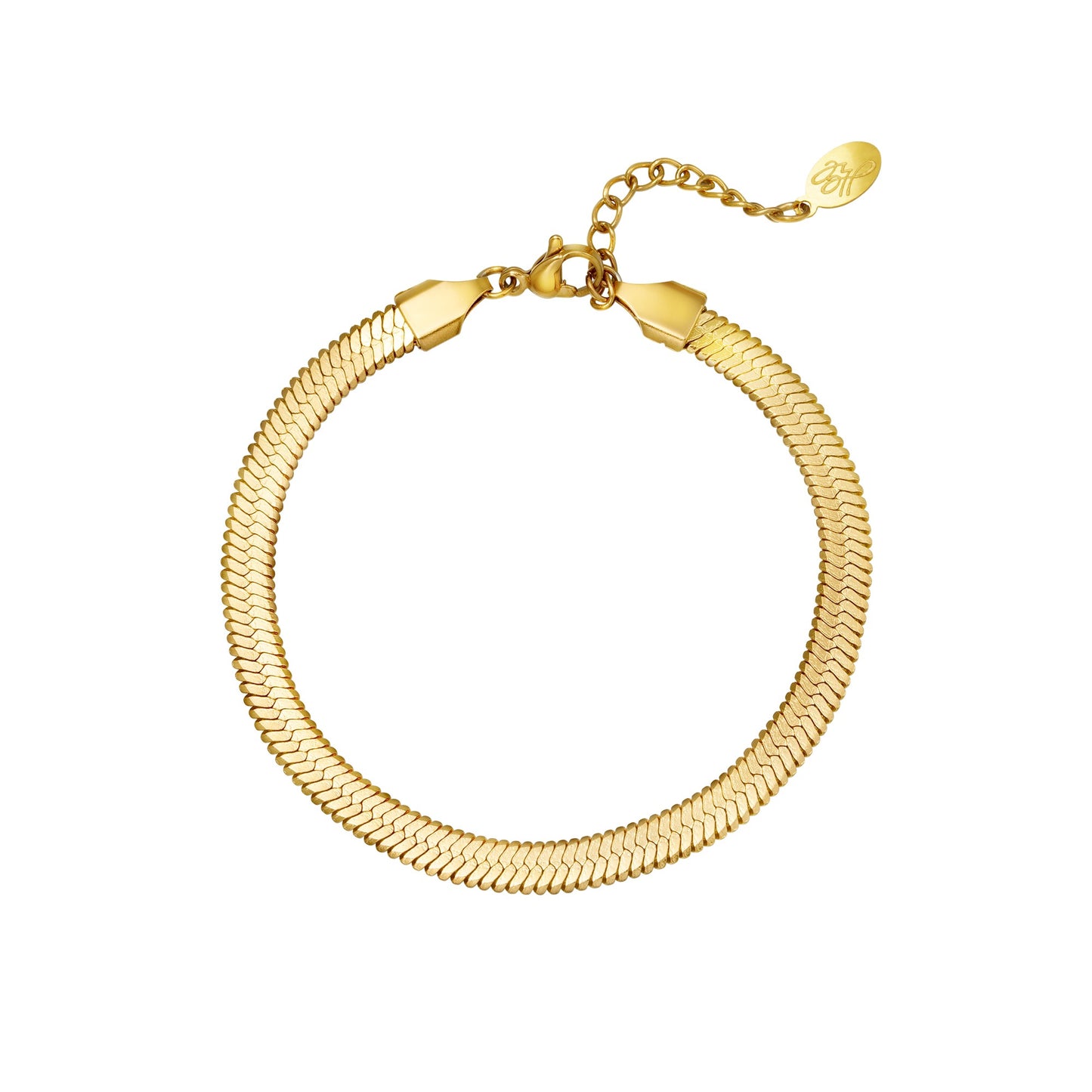Snake bracelet goud