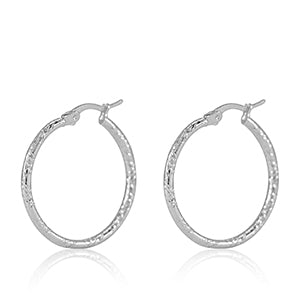 Big hoops Earrings zilver
